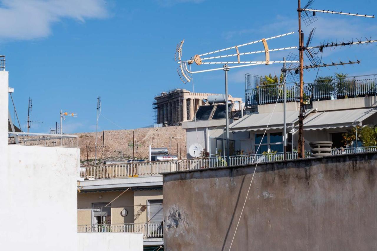 Acropolis View Vintage Style Apartment In Koukaki Афины Экстерьер фото